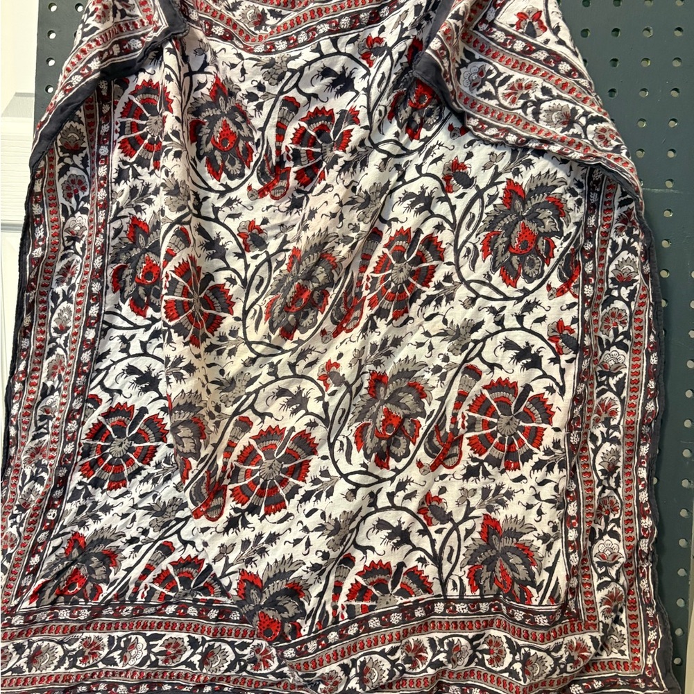 Floral Patterned Scarf - image 2